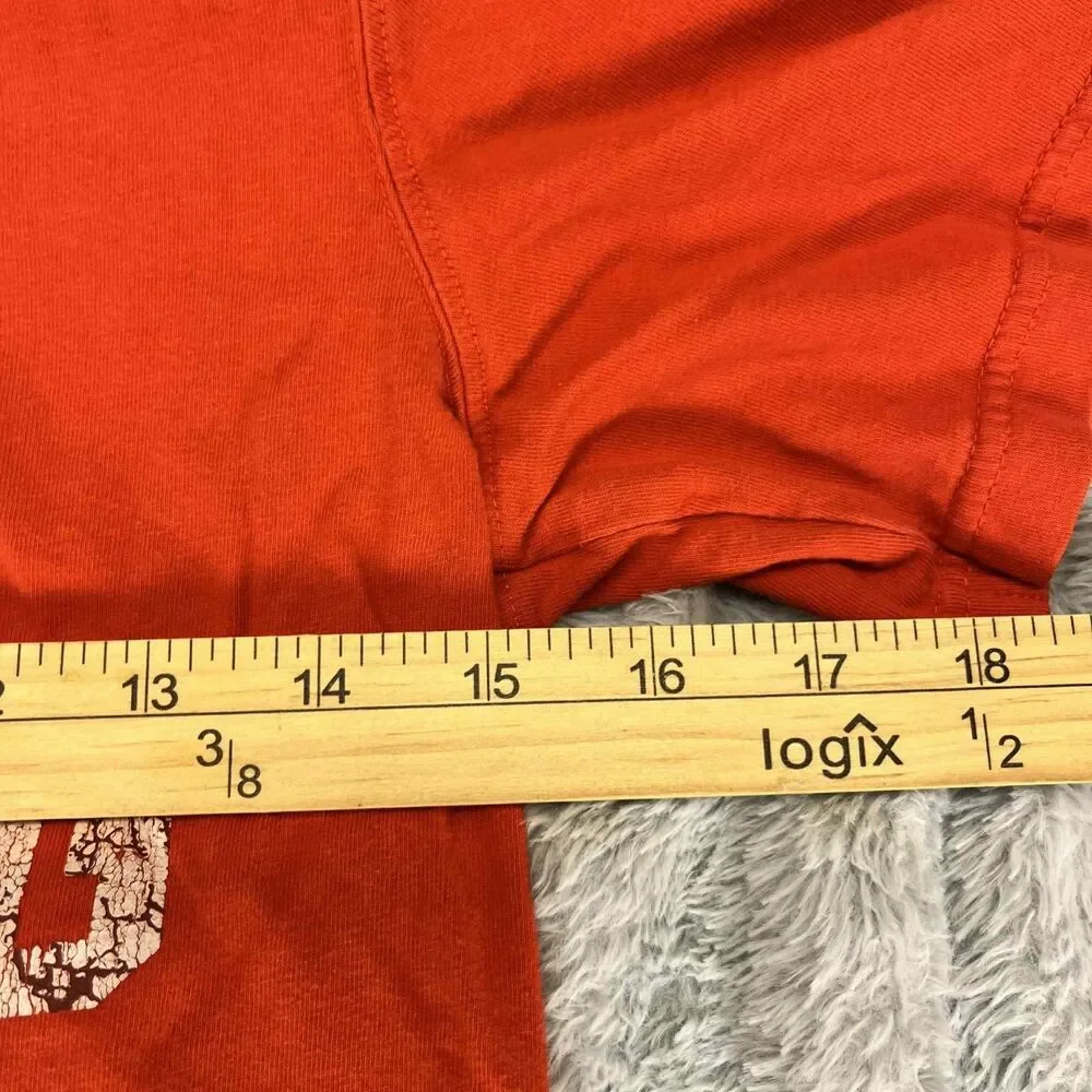 Nike T-Shirt Boys Medium (10-12) Orange Skateboarding Graphic Print Short Sleeve - Picture 5 of 6